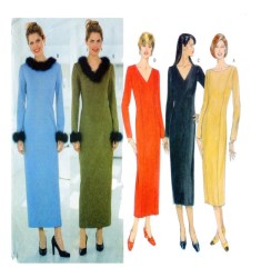 5667 BUTTERICK FIT SLIM PRINCESS DRESS LENGTHS FUR TRIM OR NOT  PATTERN 6-10 OR 18-22 CHOICE UNCUT
